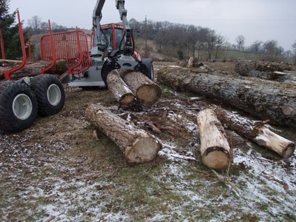 tracteur steyr forestier